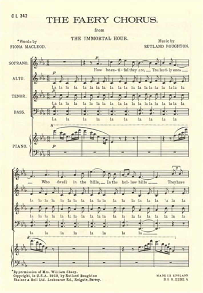 Faery Chorus From The Immortal Hour